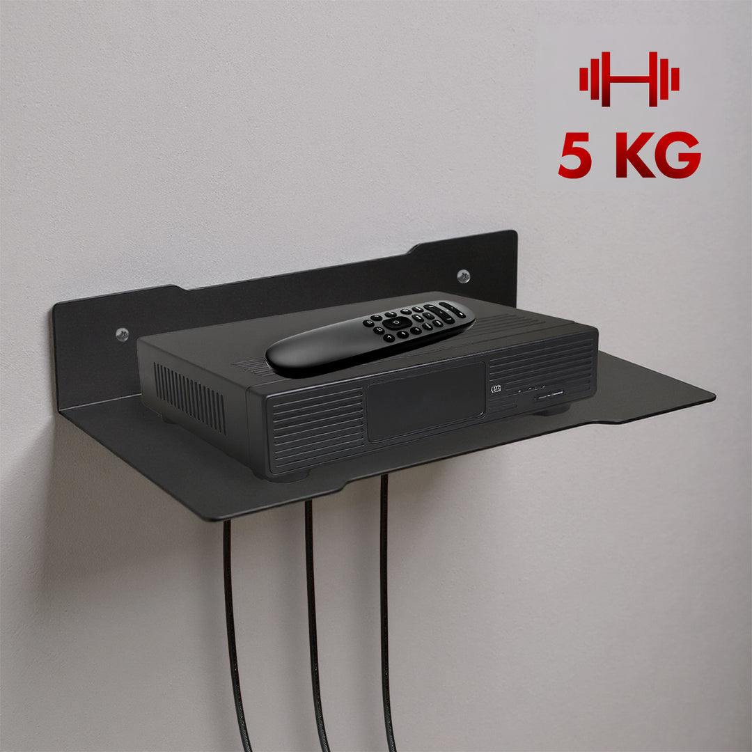 Maclean decoderwandplank, enkel, max. 5kg, staal, MC-122