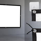Maclean projectiescherm, 86", 175x131cm, 25mm 4:3 frame, spanhaken, MC-166