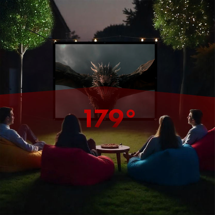 Maclean projectiescherm, 120", 240x180cm, 25mm 4:3 frame, spanhaken, MC-169