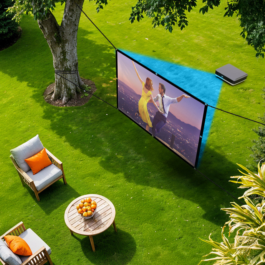 Maclean projectiescherm, 120", 240x180cm, 25mm 4:3 frame, spanhaken, MC-169