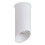 Maclean opbouwarmatuur/buis, spot, rond, aluminium, GU10, 55x130mm, wit, MCE360 W+LED lamp GU10 7W Maclean Energy MCE437 WW warm wit 3000K, 220-240V~, 50/60Hz, 490 lumen