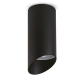 Maclean opbouw armatuur / buis, spot, rond, aluminium, GU10, 55x130mm, zwart, MCE360 B+ LED lamp GU10 7W Maclean Energy MCE437 WW warm wit 3000K, 220-240V~, 50/60Hz,