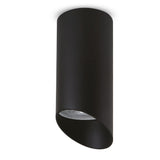 Maclean opbouwarmatuur/buis, spot, rond, aluminium, GU10, 55x130mm, kleur zwart, MCE360 B 3st + LED lamp GU10 7W Maclean Energy MCE437 NW neutraal wit 4000K, 220-240V~, 50/60Hz 3st