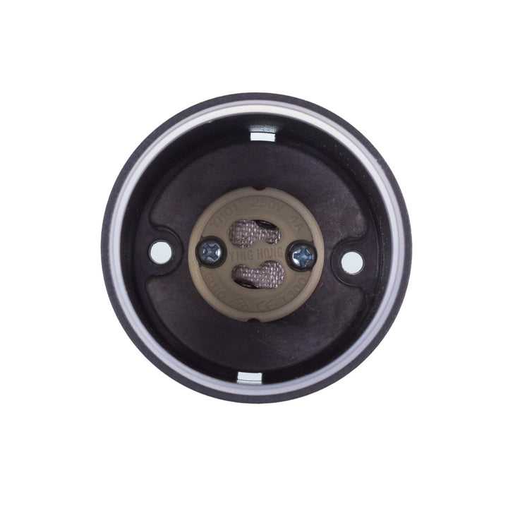Maclean opbouw armatuur / buis, spot, rond, aluminium, GU10, 55x130mm, kleur zwart, MCE361 B 3st+ LED lamp GU10 7W Maclean Energy MCE437 NW neutraal wit 4000K, 220-240V~, 50/60Hz, 490 3st