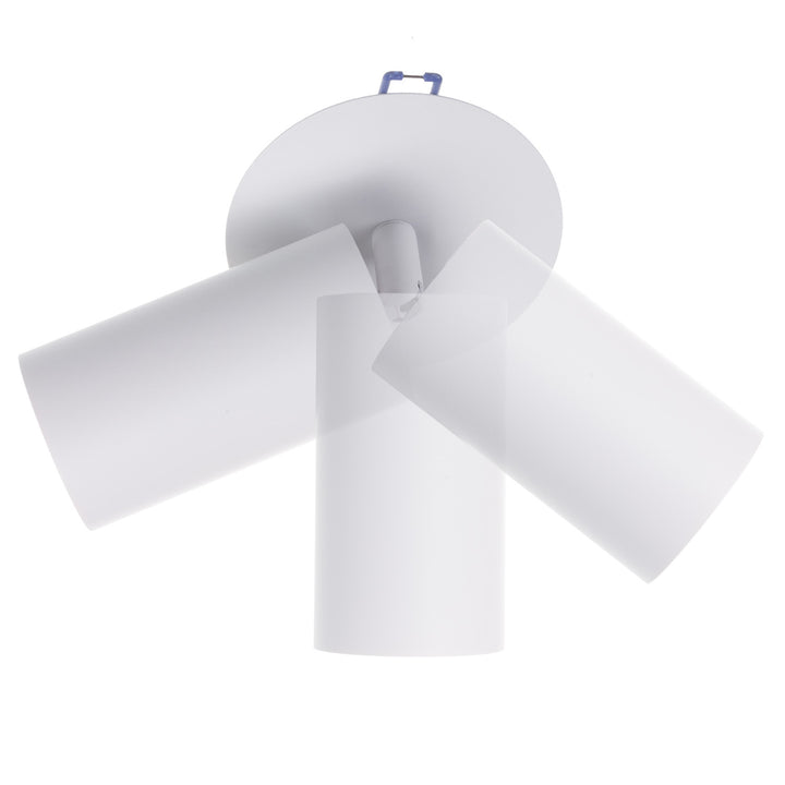 Maclean inbouw / buisarmatuur, spot, rond, aluminium, GU10, 55x130mm, wit, MCE364 W + LED lamp GU10 7W Maclean Energy MCE437 WW warm wit 3000K, 220-240V~, 50/60Hz, 490lm