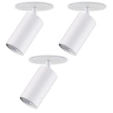 Maclean inbouwarmatuur/buis, spot, rond, aluminium, GU10, 55x130mm, wit, MCE364 W 3st+ LED lamp GU10 7W Maclean Energy MCE437 NW neutraal wit 4000K, 220-240V~, 50/60Hz 3st