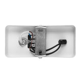 Wandlamp/wandlamp Maclean, spot, rond, GU10, met 55x90mm schakelaar, wit, MCE369 W+LED lamp GU10 7W Maclean Energy MCE437 WW warm wit 3000K, 220-240V~, 50/60Hz, 490lm