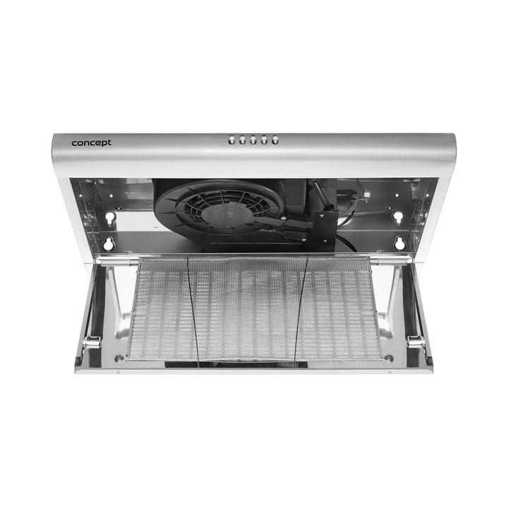 Concept OPP1360ss onderbouw afzuigkap 60cm kleur roestvrij staal