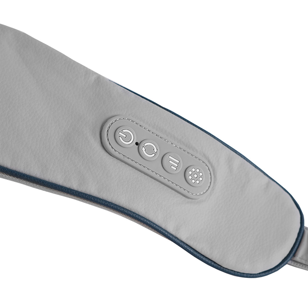 Schouder- en nekmassageapparaat. Shiatsu, 5D imitatiehanden, 6 massagekoppen, 3 modi, 3 snelheden, snoerloos, USB-C oplaadpoort NECK &; SHOULDERS MASSAGER