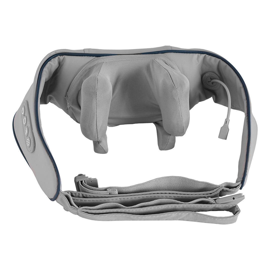 Schouder- en nekmassageapparaat. Shiatsu, 5D imitatiehanden, 6 massagekoppen, 3 modi, 3 snelheden, snoerloos, USB-C oplaadpoort NECK &; SHOULDERS MASSAGER