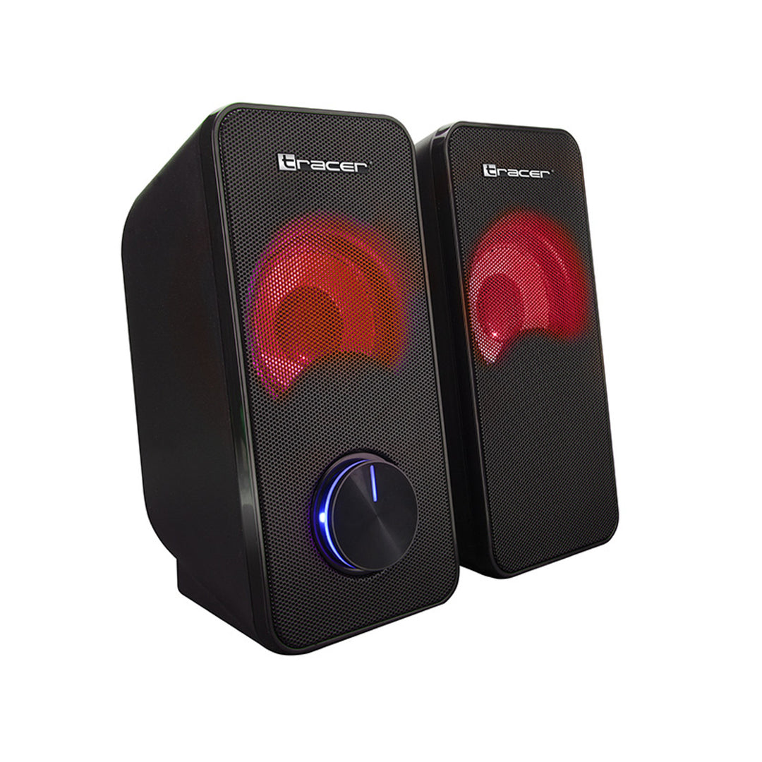 Tracer-luidsprekers, RGB-achtergrondverlichting, 6 W RMS, USB-voeding, Loop
