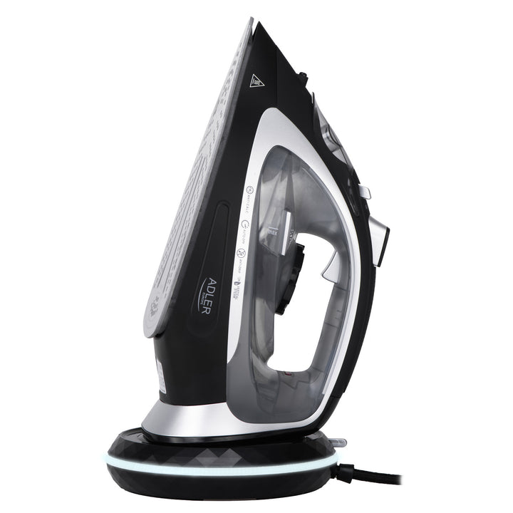 Adler snoerloos stoomstrijkijzer, keramische zoolplaat, 2800W, AD 5043