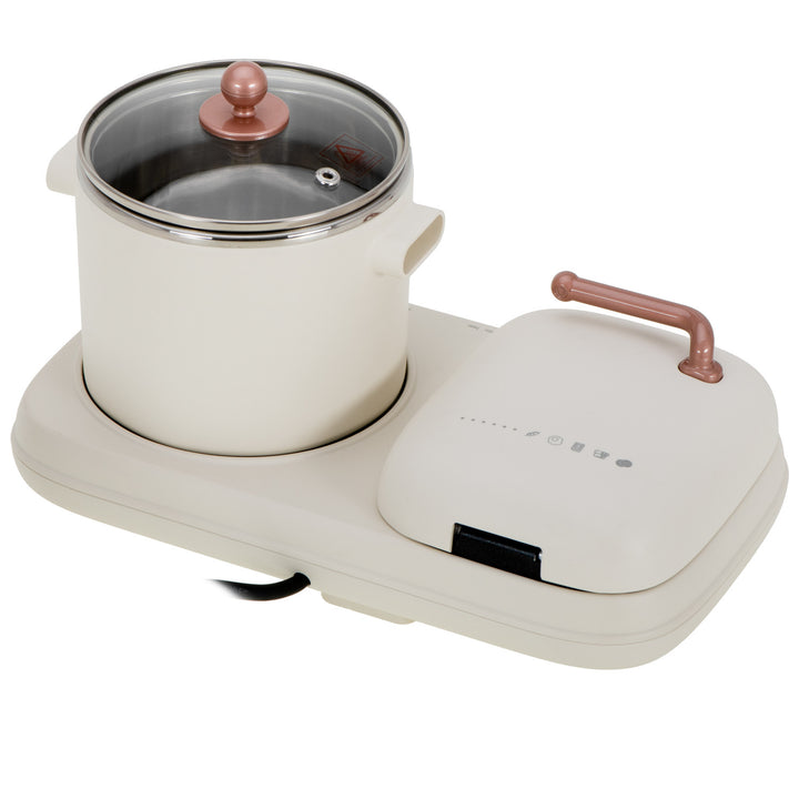 Ontbijtstation 2 in 1 - grill en kookpot Adler AD 6421