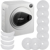 GreenBlue elektrische wasdroger, 3kg belasting, GB405+4st GreenBlue GB483 wasdroger filterset , 1x inlaat, 2x uitlaat
