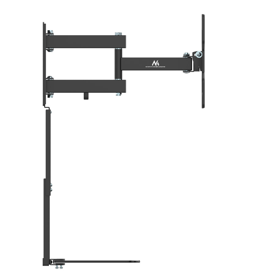 TV houder met DVD plank Maclean, vesa 200x200 , 23"-43", 25kg, MC-771A +HDMI 2.0 4K 3D UHD 1,8m KABEL 48 bit
