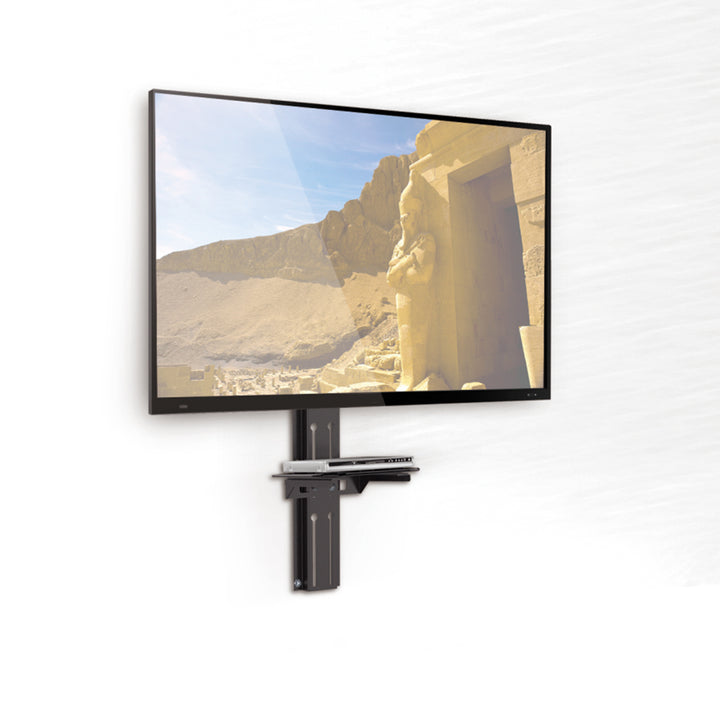 TV houder met DVD plank Maclean, vesa 200x200 , 23"-43", 25kg, MC-771A +HDMI 2.0 4K 3D UHD 1,8m KABEL 48 bit
