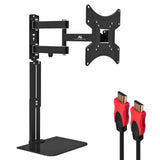 TV houder met DVD plank Maclean, vesa 200x200 , 23"-43", 25kg, MC-771A +HDMI 2.0 4K 3D UHD 1,8m KABEL 48 bit