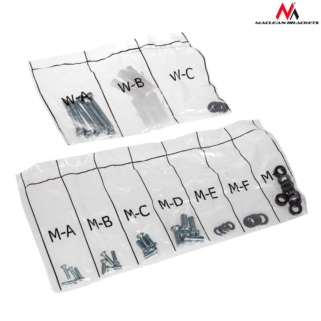 TV houder met DVD plank Maclean, vesa 200x200 , 23"-42", 30kg, MC-771+HDMI 2.0 4K 3D UHD 1,8m KABEL 48 bit