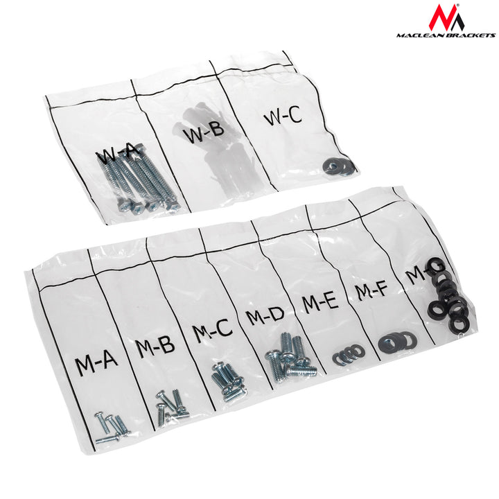 TV houder met DVD plank Maclean, vesa 200x200 , 23"-42", 30kg, MC-771+HDMI 2.0 4K 3D UHD 1,8m KABEL 48 bit