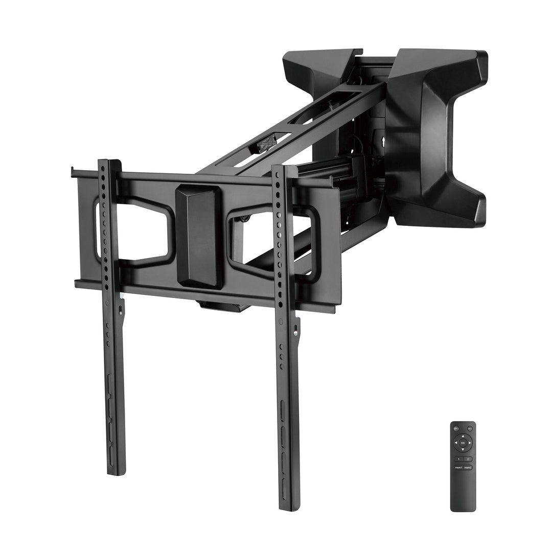 Elektrische steun voor TV boven open haard Maclean, max VESA 600x400, wifi-afstandsbediening, 37"-70", max 35kg, MC-891 +Maclean HDMI 2.1a kabel, 3m, 8K HDR, MCTV-442
