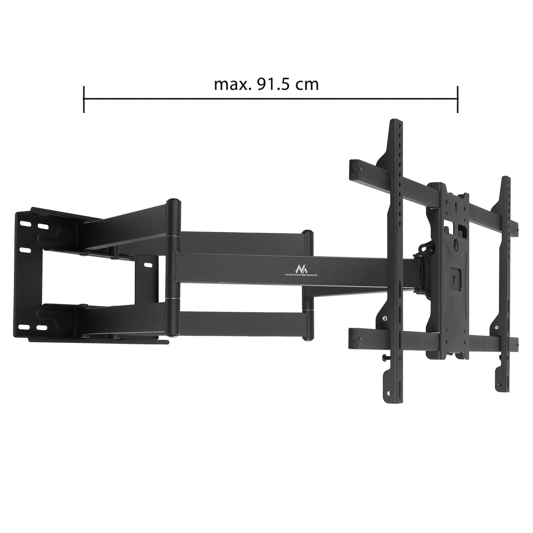 Maclean TV steun, max VESA 800x400, 37-85", 55kg, lange arm 915mm, MC-986 +Maclean HDMI 2.1a kabel, 3m, 8K HDR, MCTV-442