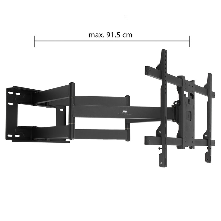 Maclean TV steun, max VESA 800x400, 37-85", 55kg, lange arm 915mm, MC-986 +Maclean HDMI 2.1a kabel, 3m, 8K HDR, MCTV-442