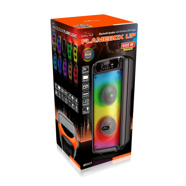 Media-Tech draadloze luidspreker, Bluetooth 5.0, FM-radio, RMS 14W, MT3177