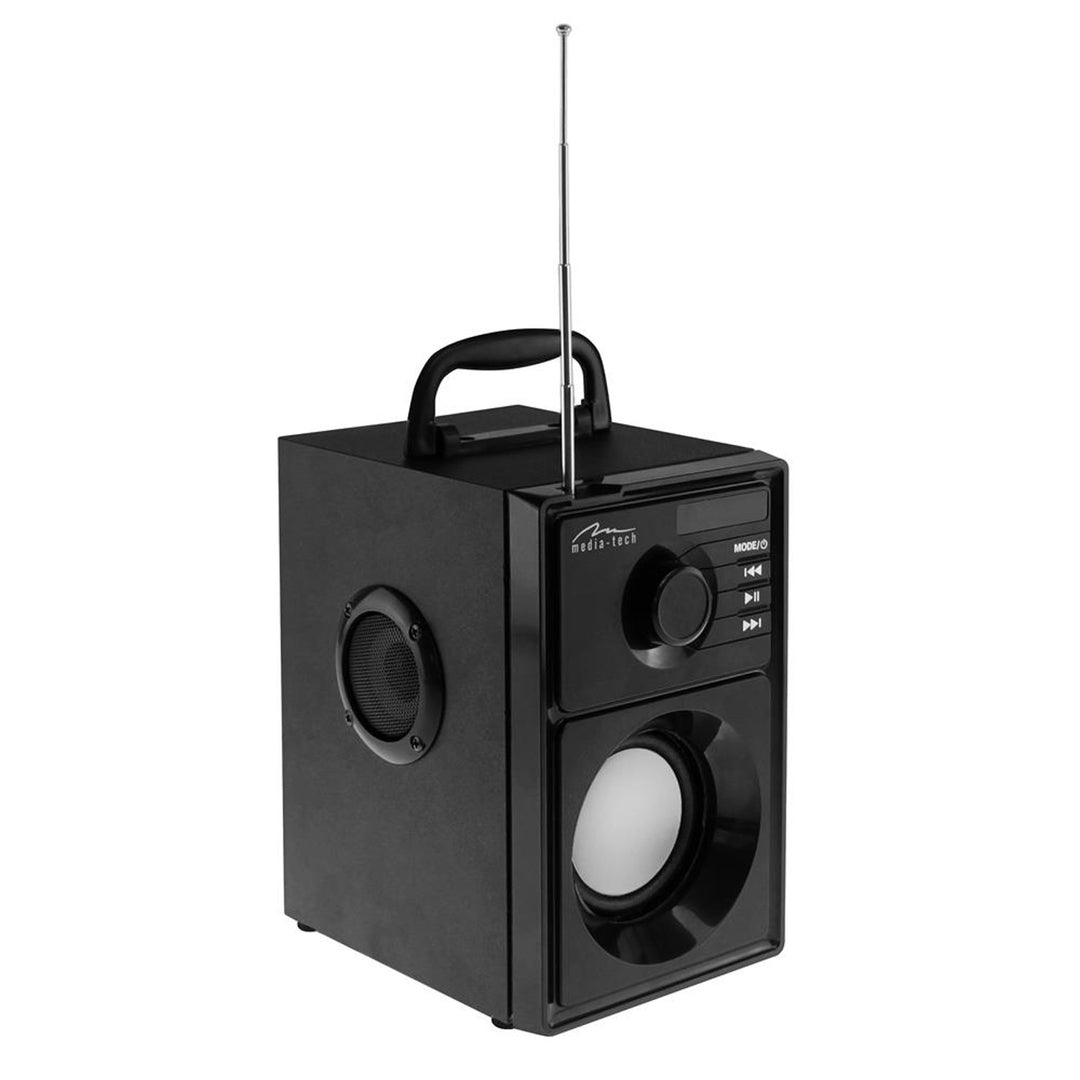 Media-Tech draadloze luidspreker, Bluetooth 5.1, FM-radio, AUX, RMS 15W, MT3179