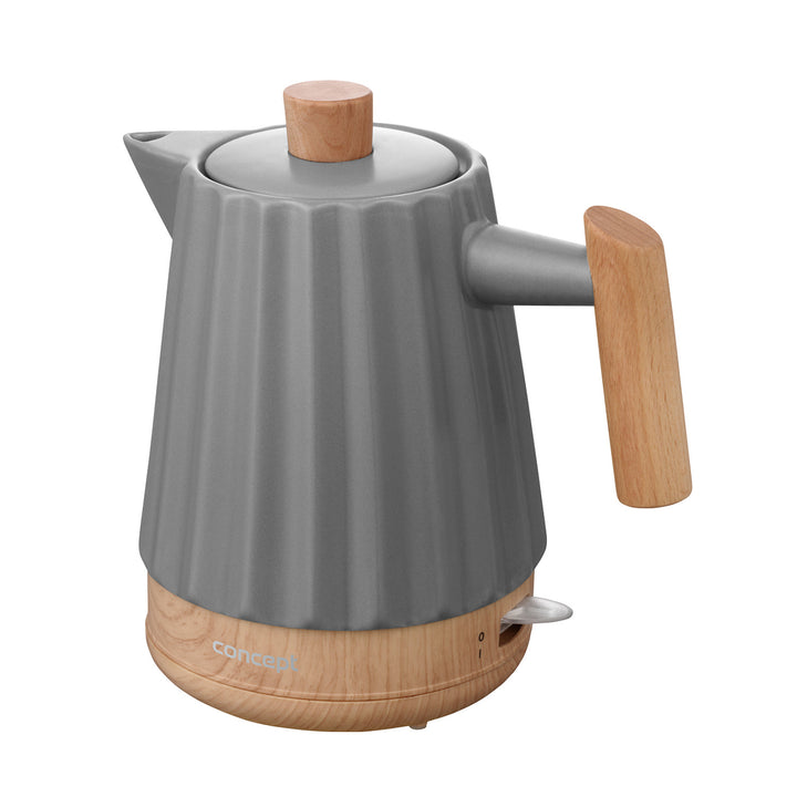 Concept waterkoker, keramisch, 1500W, 1,5L, donkergrijs, RK0092