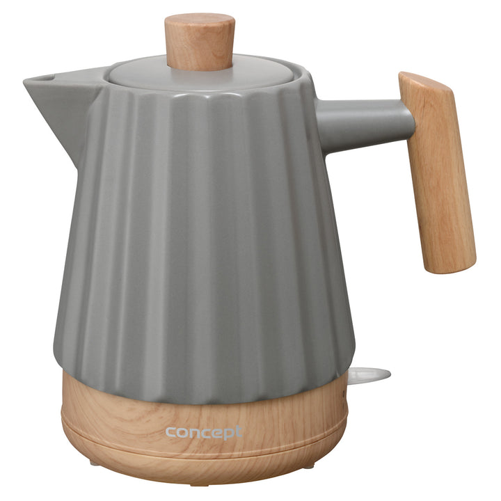 Concept waterkoker, keramisch, 1500W, 1,5L, donkergrijs, RK0092