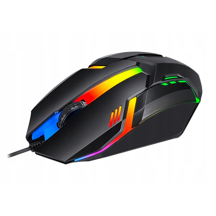 Vakoss gaming muis, RGB met achtergrondverlichting, 1000dpi, TM-5133K