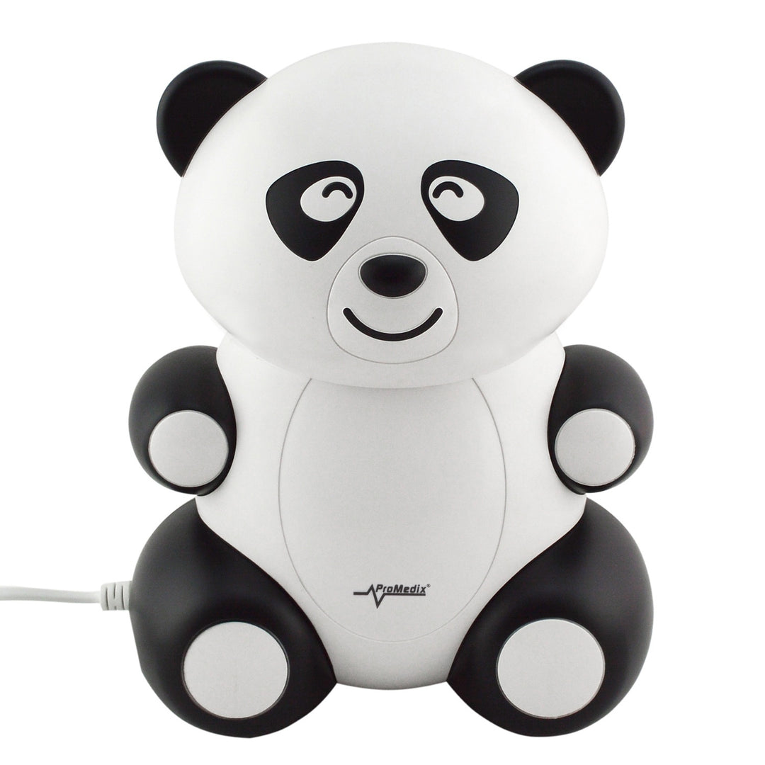 Babyinhalator Promedix PR-812 panda, vernevelaar, masker, filterset + infrarood contactloze medische thermometer Promedix PR-960