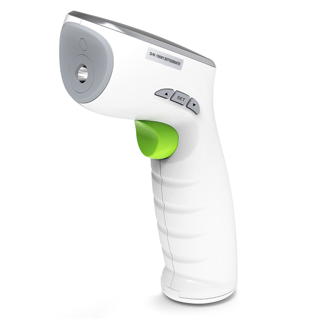 Babyinhalator Promedix PR-812 panda, vernevelaar, masker, filterset + infrarood contactloze medische thermometer Promedix PR-960