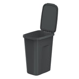 Afvalemmer Keden, inhoud 35 liter, zwart, COMPACTA Q PLUS