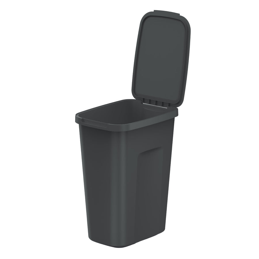 Afvalemmer Keden, inhoud 35 liter, zwart, COMPACTA Q PLUS