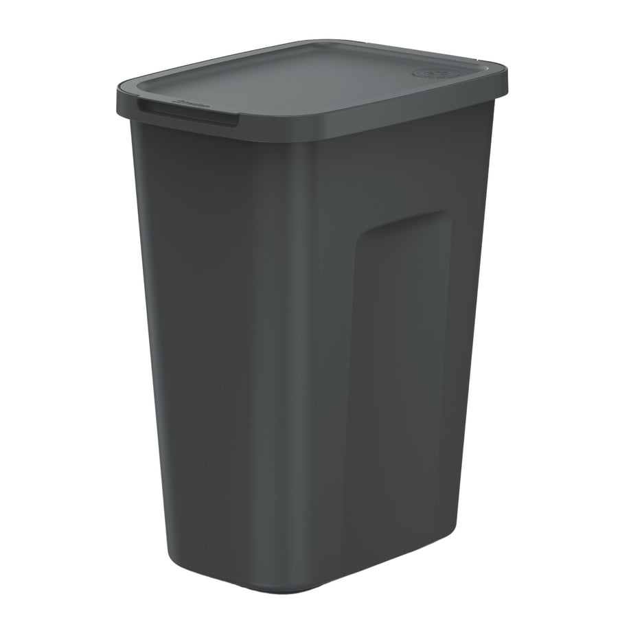 Afvalemmer Keden, inhoud 35 liter, zwart, COMPACTA Q PLUS