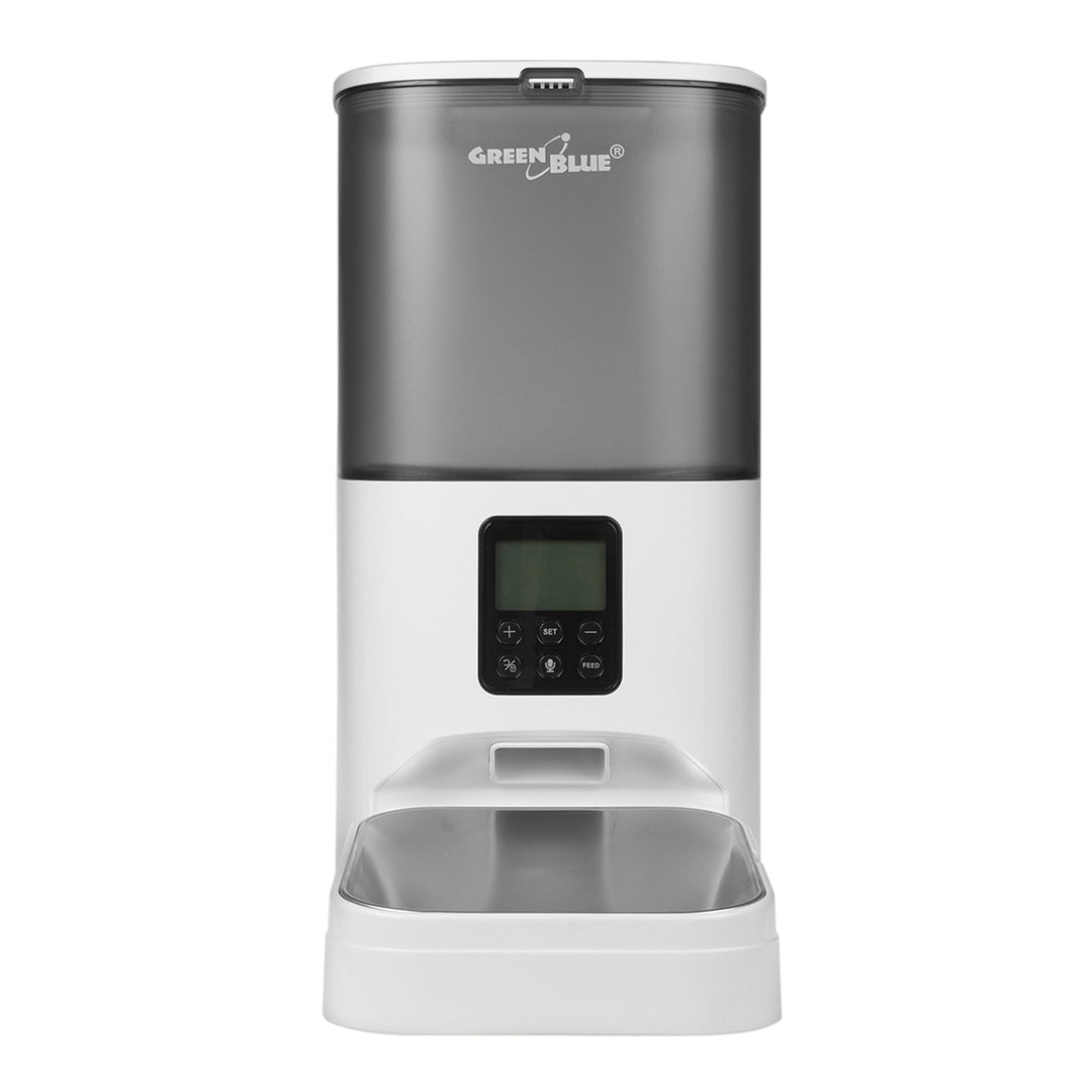 GreenBlue GB392 automatische waterdispenser / drinkautomaat voor huisdieren + GreenBlue GB393 automatische voedseldispenser / voederautomaat voor huisdieren + 60x40cm, 50pc onderlegger, GB495