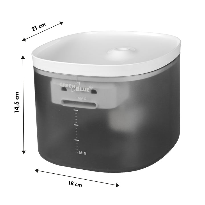 GreenBlue automatische waterdispenser / drinkbak voor huisdieren, 3L, USB 5V1A, GB392 + GreenBlue honden/katten hygiëne pads/matten, voor huisdier plas training, 60x40cm, 50st, GB495