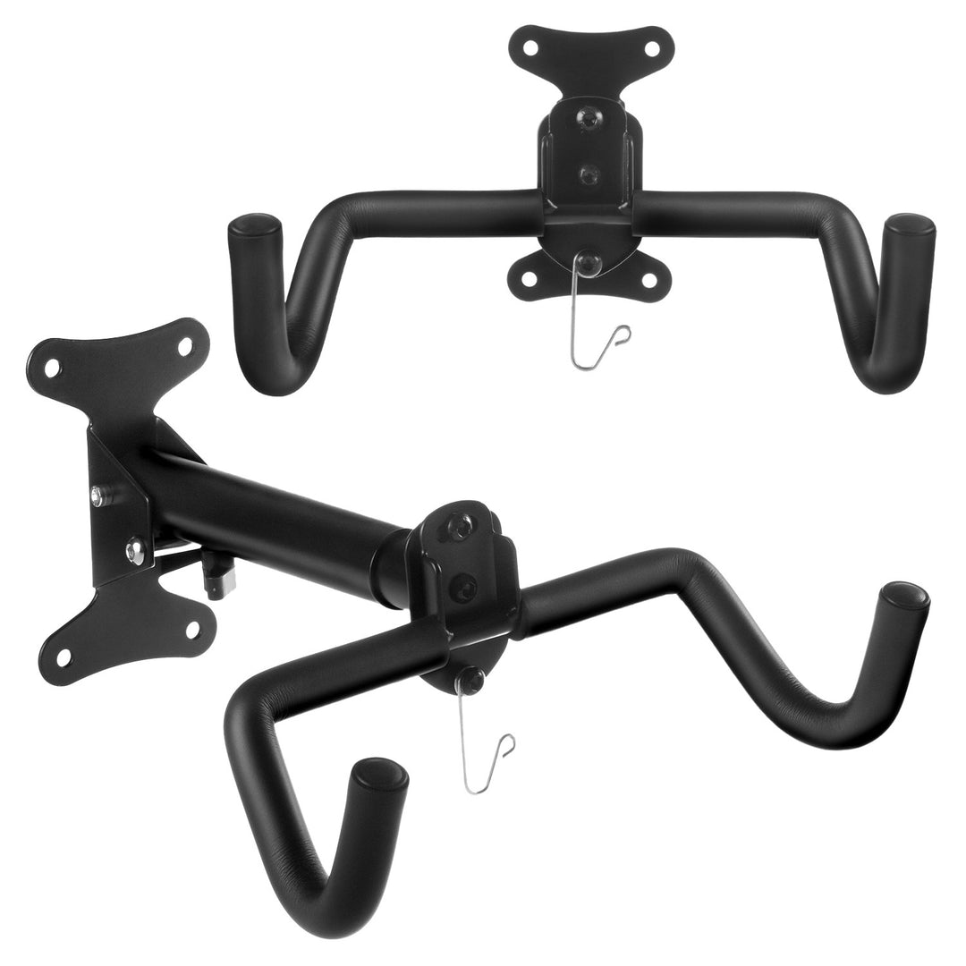 Maclean fiets muurbeugel, horizontaal, staal, max. belasting 30kg, MC-484, 2 stuks