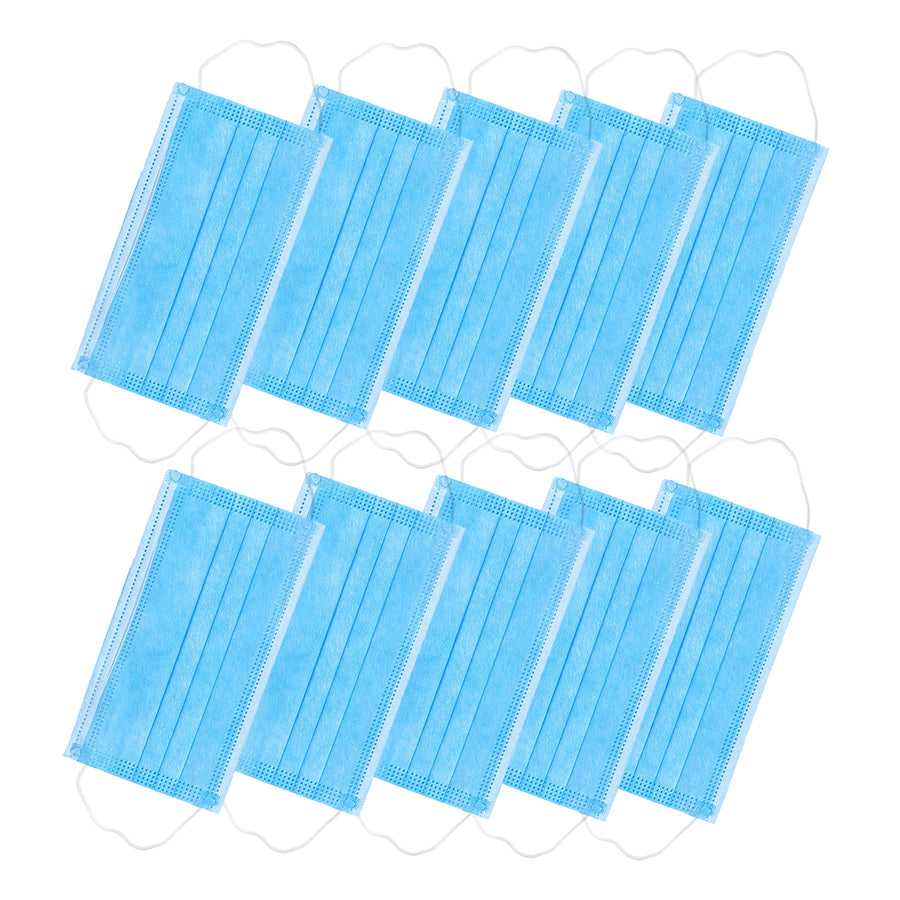 Promedix draagbare / handbediende draadloze vernevelaar, kit, maskers, PR-835 + 2x Medische maskers CE EN 14683:2019 - kit - blauwe kleur 10 stuks Promedix PR-280 BFE>98%