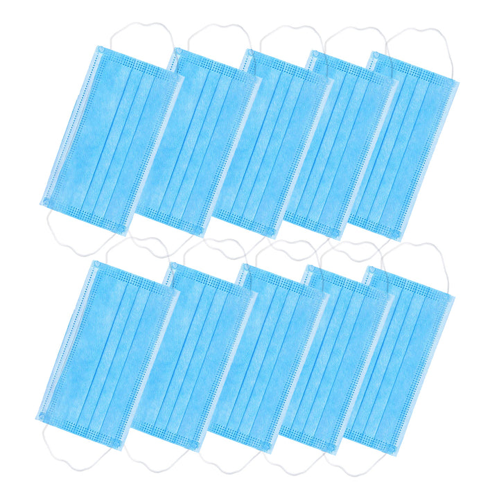 Promedix draagbare / handbediende draadloze vernevelaar, kit, maskers, PR-840 + 2x Medische maskers CE EN 14683:2019 - kit - blauwe kleur 10 stuks Promedix PR-280 BFE>98%