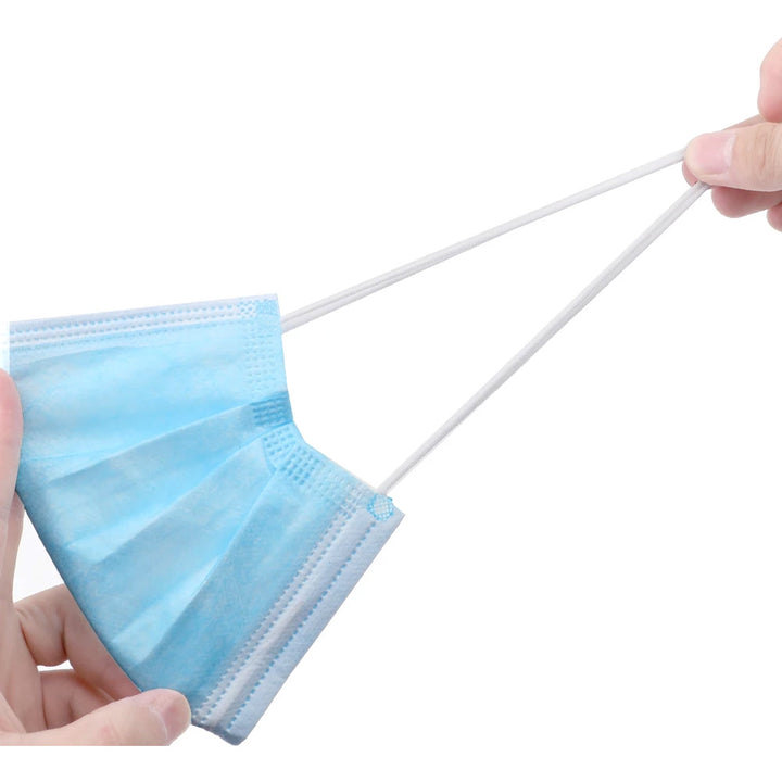 Promedix draagbare / handbediende draadloze vernevelaar, kit, maskers, PR-840 + 2x Medische maskers CE EN 14683:2019 - kit - blauwe kleur 10 stuks Promedix PR-280 BFE>98%