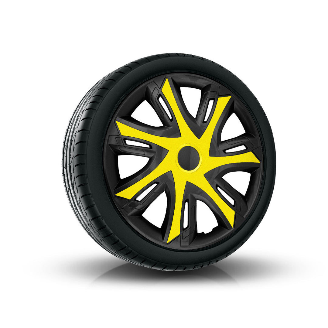 NRM N-Power universele wieldop 15'' tweekleurig zwart/geel 1 stuk