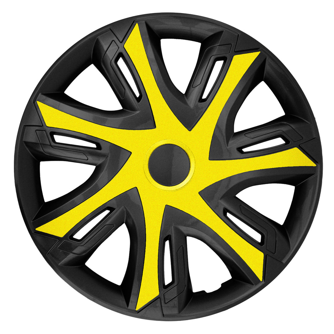 NRM N-Power universele wieldop 15'' tweekleurig zwart/geel 1 stuk