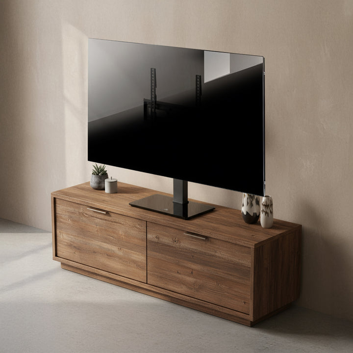Universele TV-standaard Maclean, voor RTV-kast, standaard, max. 40kg, max. VESA 400x400, hoogte- en hoekverstelling, voor TV 32-65", MC-124
