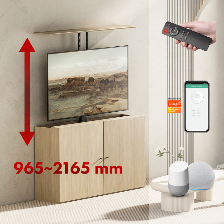 Elektrische plafond- en vloergreep, Maclean, 43''-88'', VESA 600x400, max 60kg, 100-240V AC, 50/60Hz