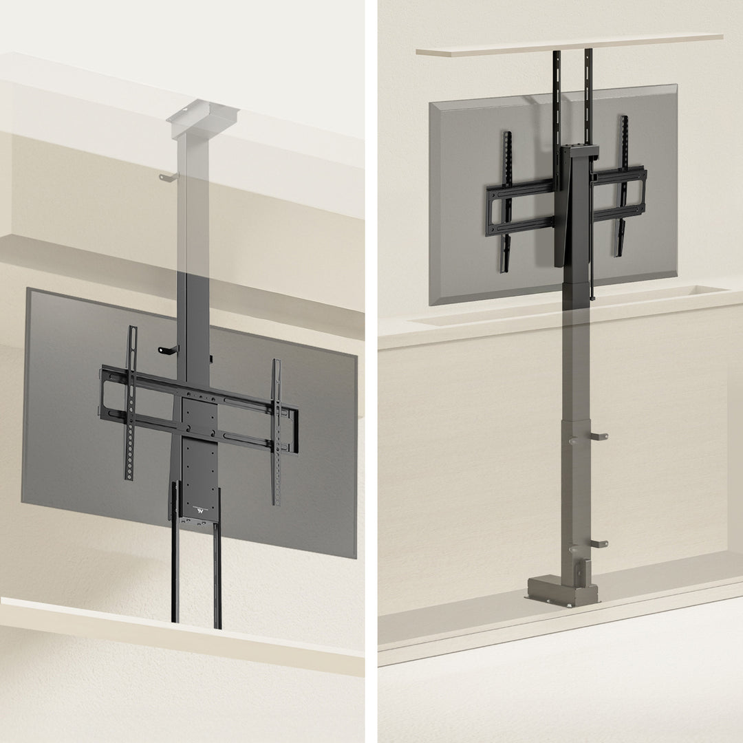 Elektrische plafond- en vloergreep, Maclean, 43''-88'', VESA 600x400, max 60kg, 100-240V AC, 50/60Hz