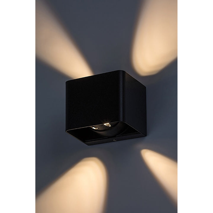 Rabalux Hallstatt 10W buitenwandlamp IP54 antraciet