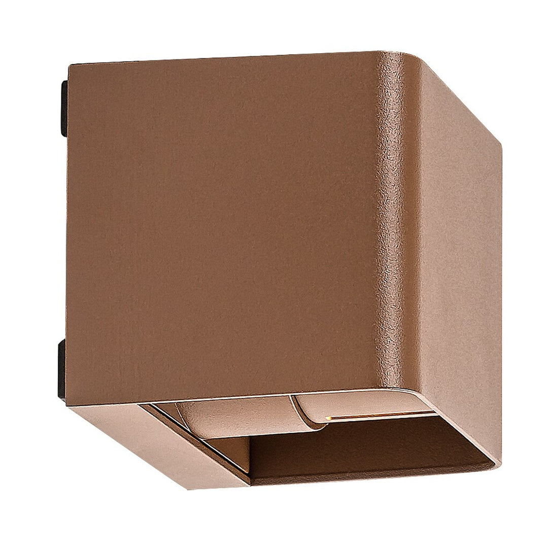 Rabalux Hallstatt - Wandlamp - Buitenwandlamp - IP54 - 10W - Bruin