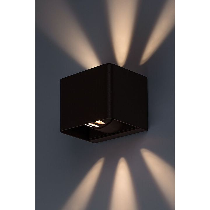Rabalux Hallstatt - Wandlamp - Buitenwandlamp - IP54 - 10W - Bruin